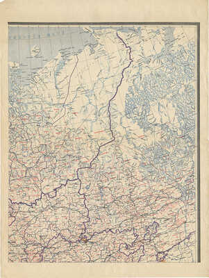 Карта лесничеств Европейской части СССР / Сост. и изд. Бюро лесной статистики Упр. лесами Наркомзема РСФСР. М., 1929.